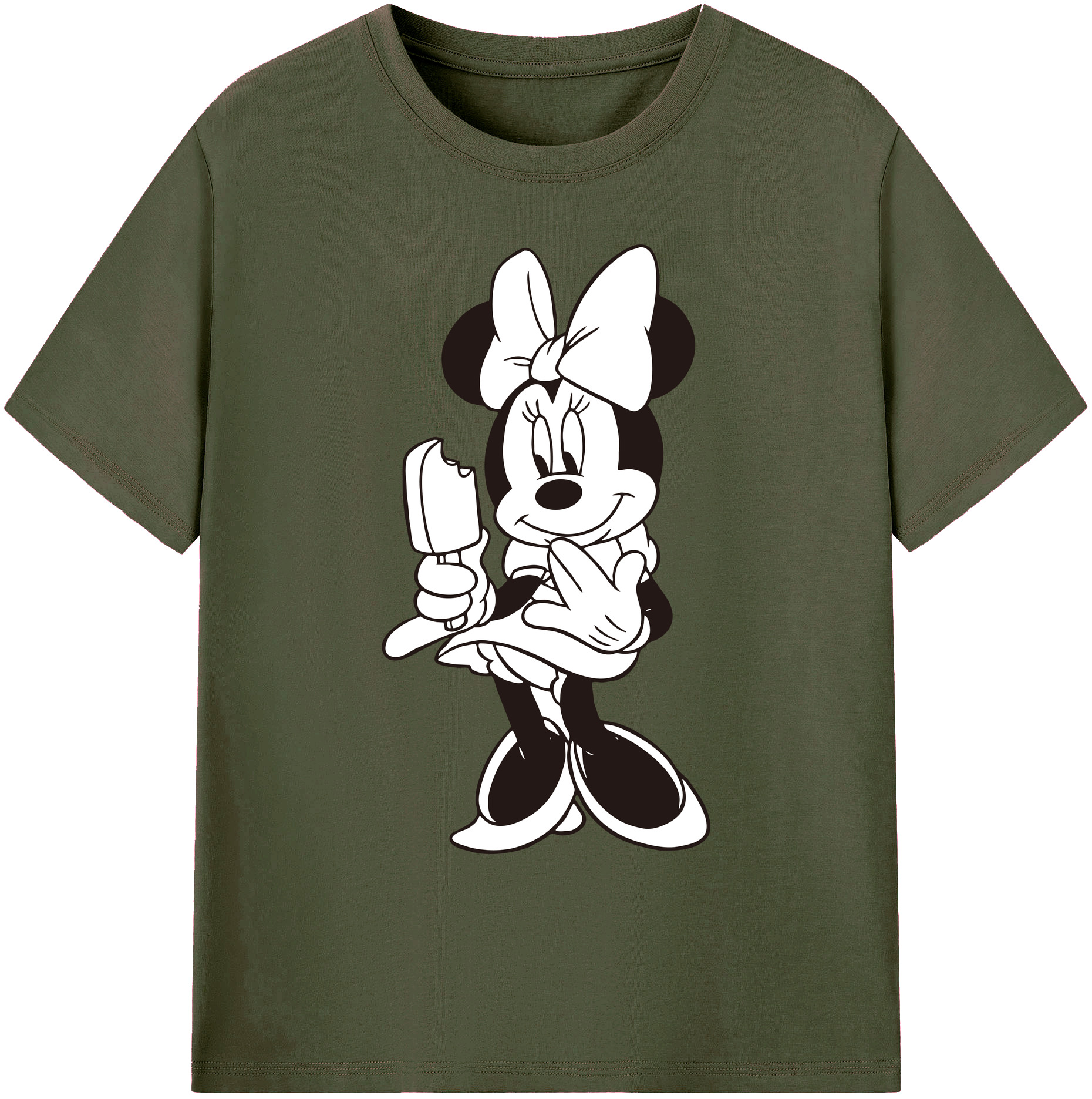 ミッキーマウス Mickey Mouse 綿100％ メンズ半袖Tシャツ｜肌触りやわらか＆通気性